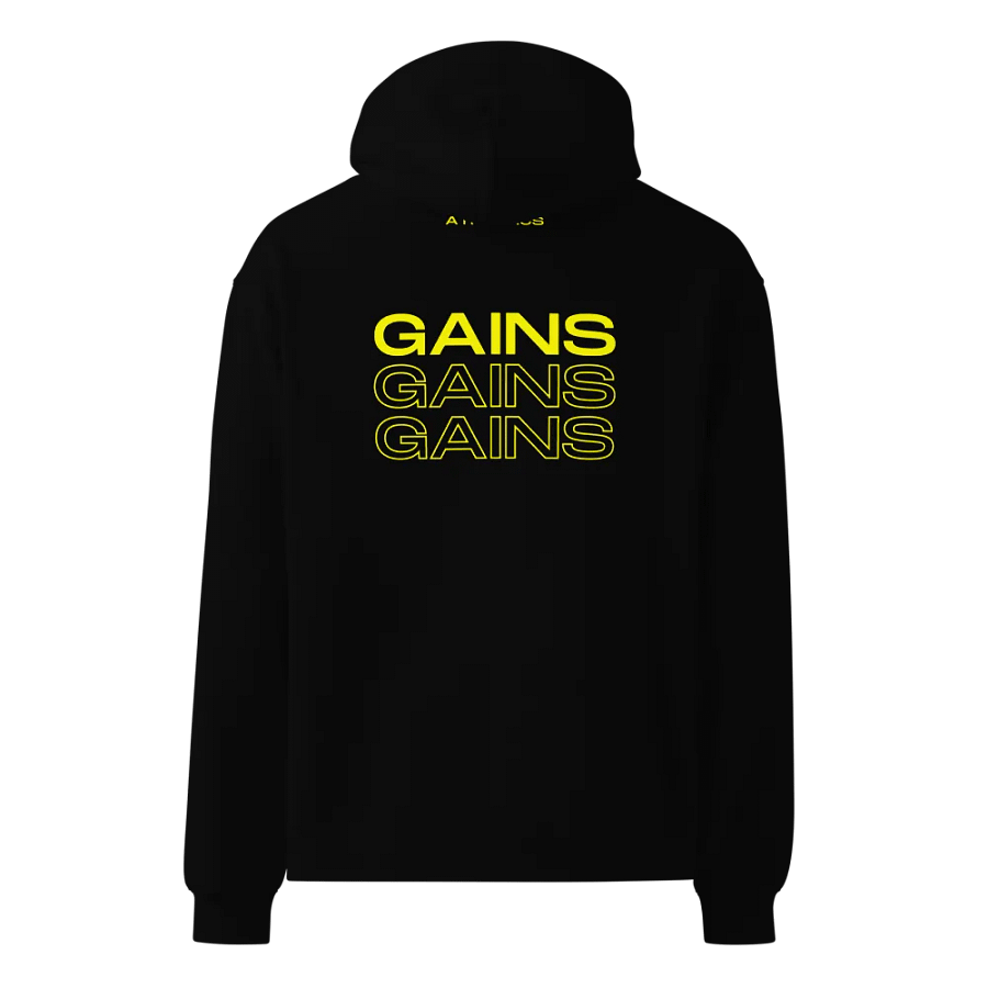 "Gains" Oversized Hoodie product image (7)