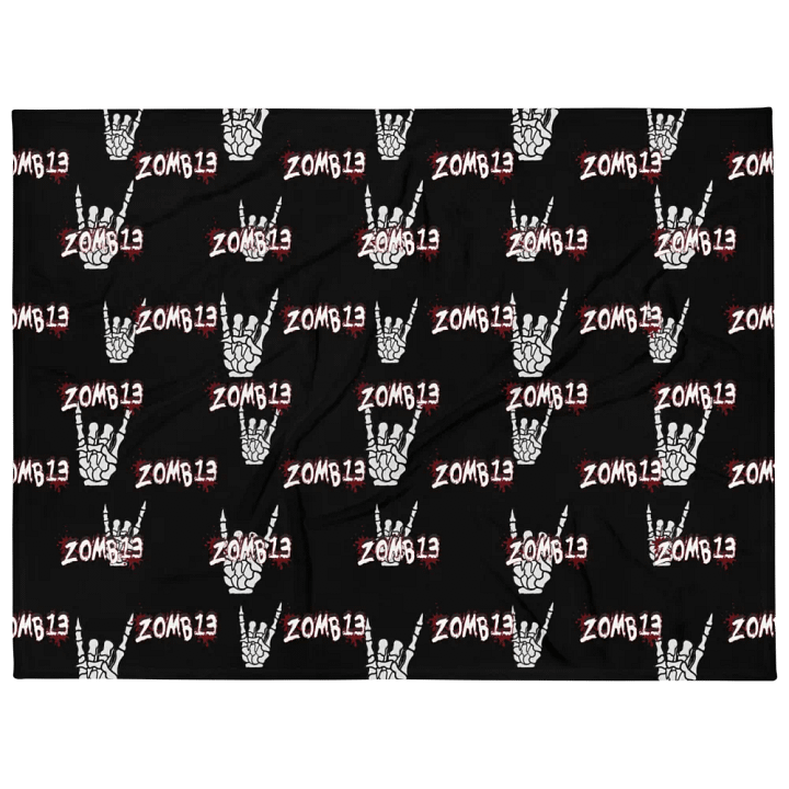 ZOMB13 Rock and Roll Throw Blanket product image (1)