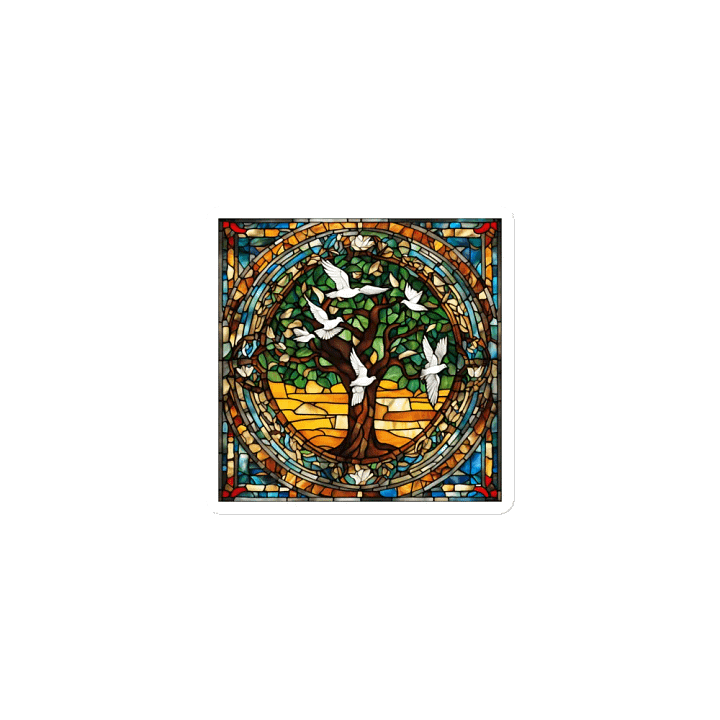 Doves in the Tree of Life Magnet product image (1)