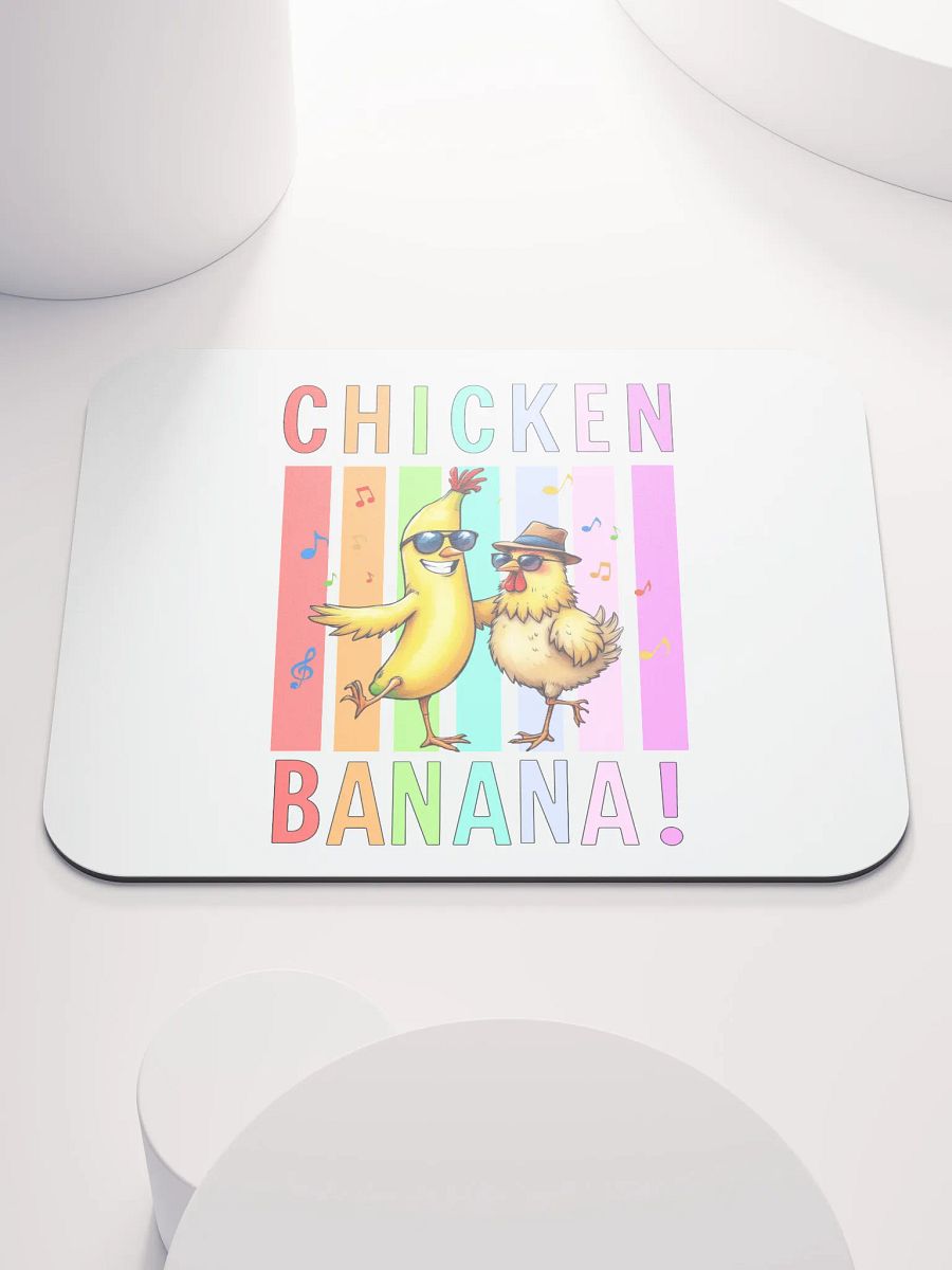 Chicken Banana Funky Duo Mouse Pad product image (2)