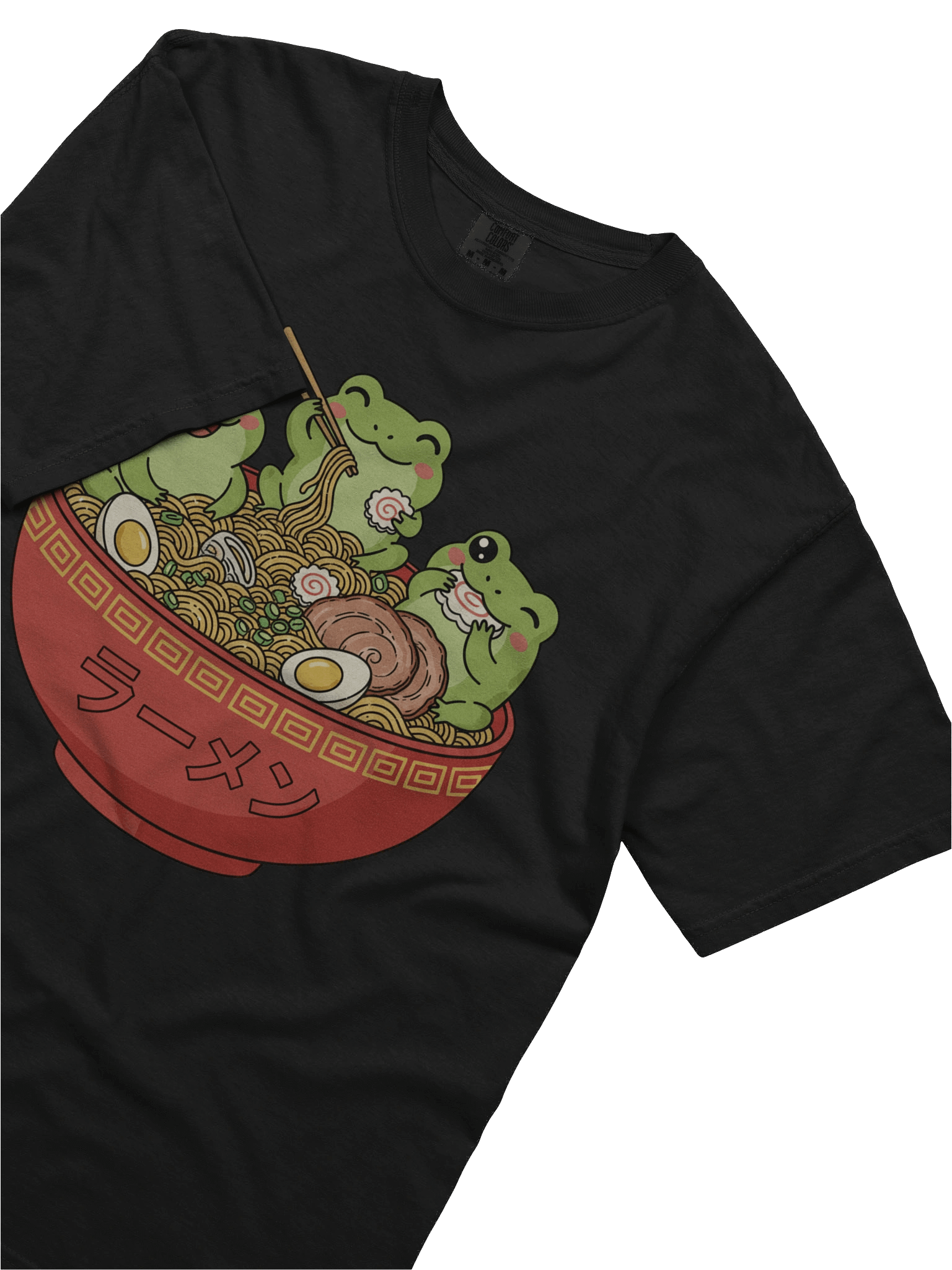 Adorable Frog Trio Ramen Kawaii Japanese Style T-Shirt product image (42)
