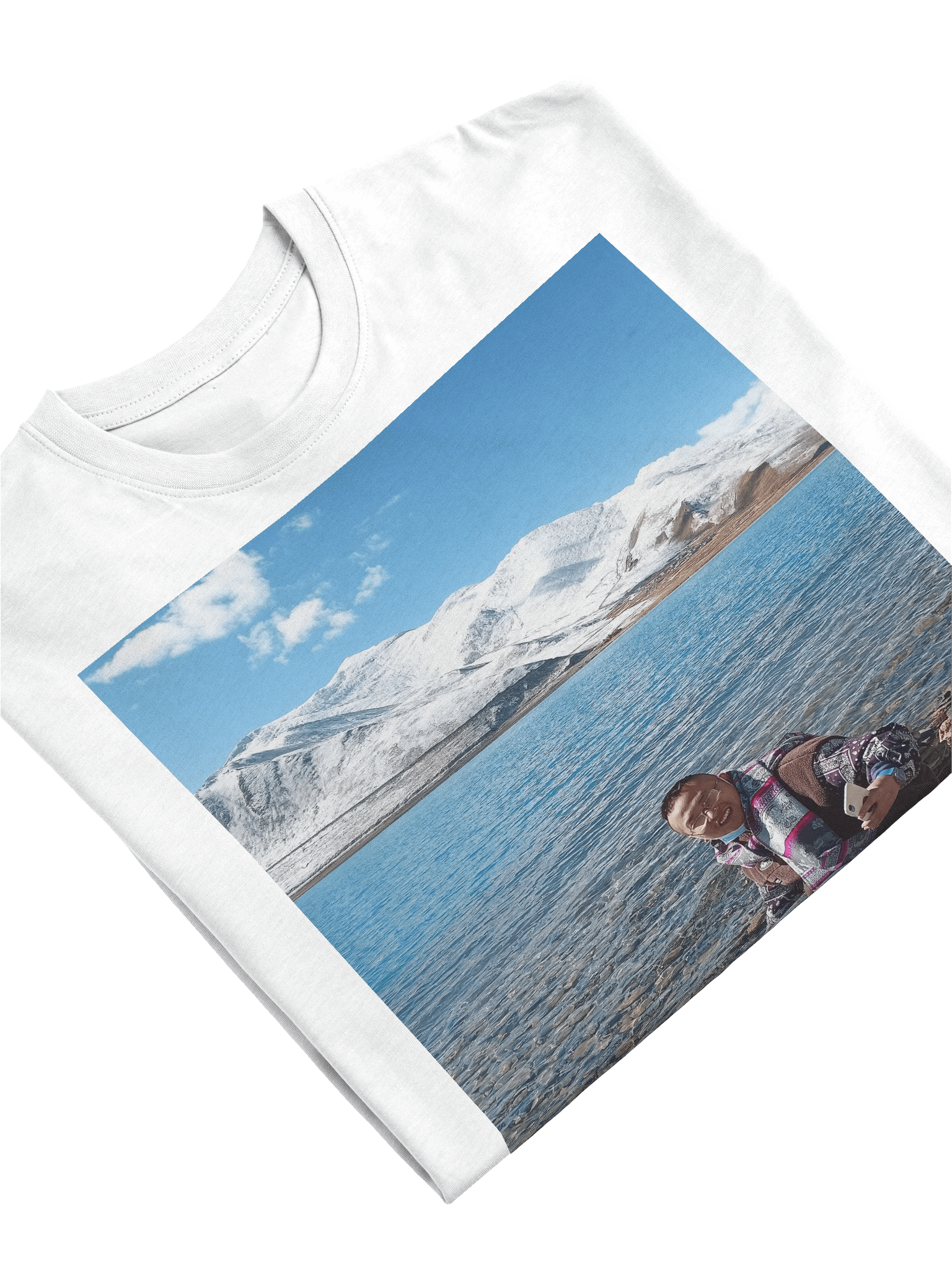 Cotton Heritage Men's Premium Heavyweight Tee: snow mountain product image (75)