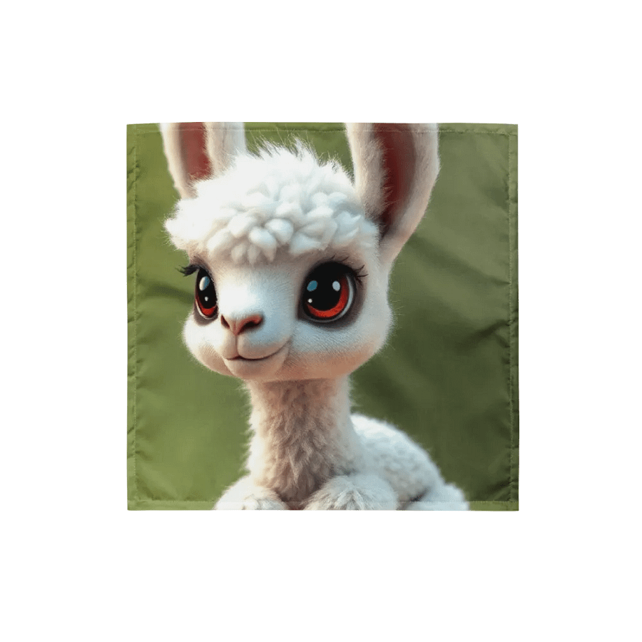 Fluffy Alpaca All-Over Bandana product image (1)