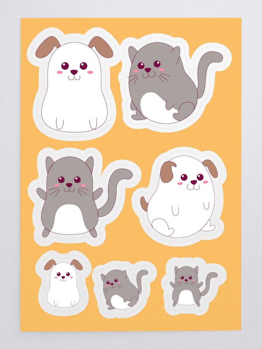 Sticker sheet Kawaii 001 product image (1)