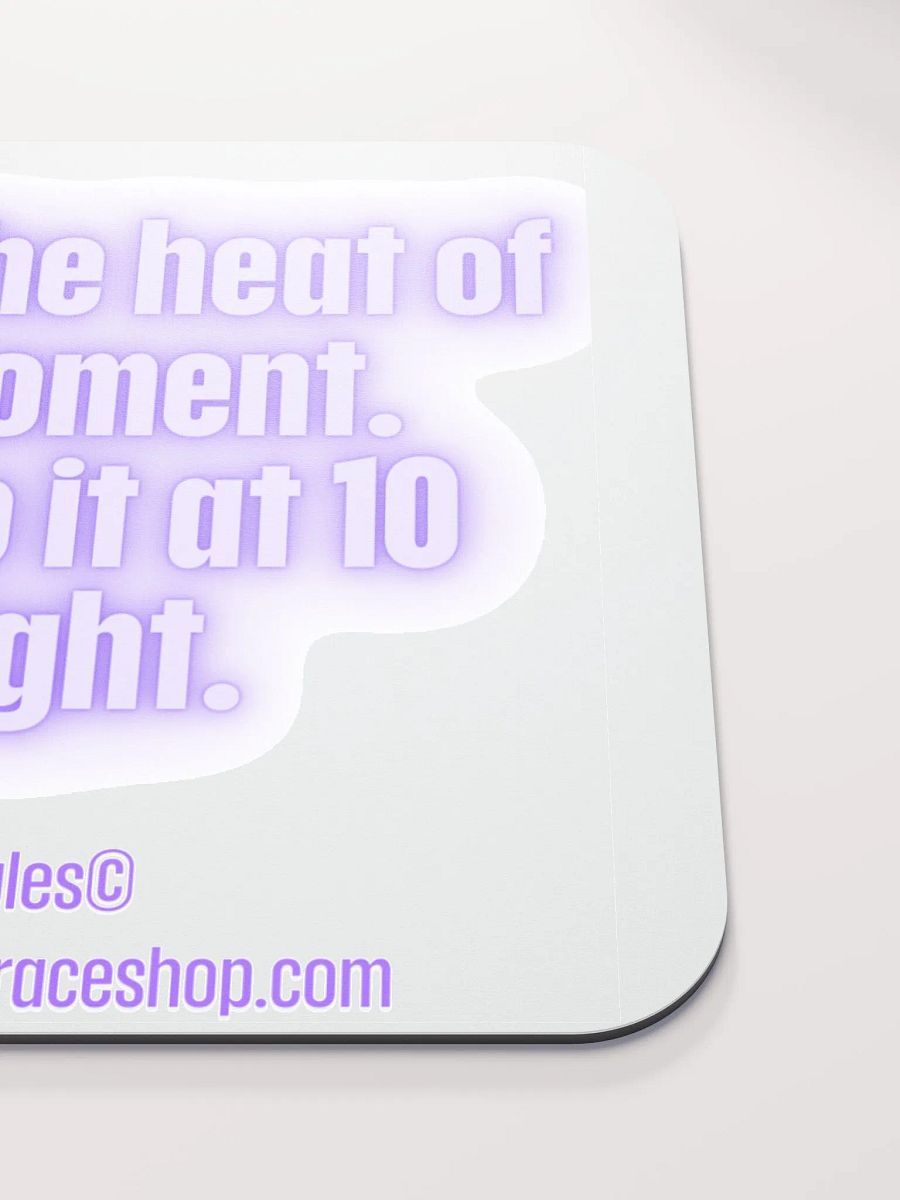 FUNNY DESK MATS 4 U “Forget the heat of the moment. Let’s do it at 10 tonight.” product image (5)