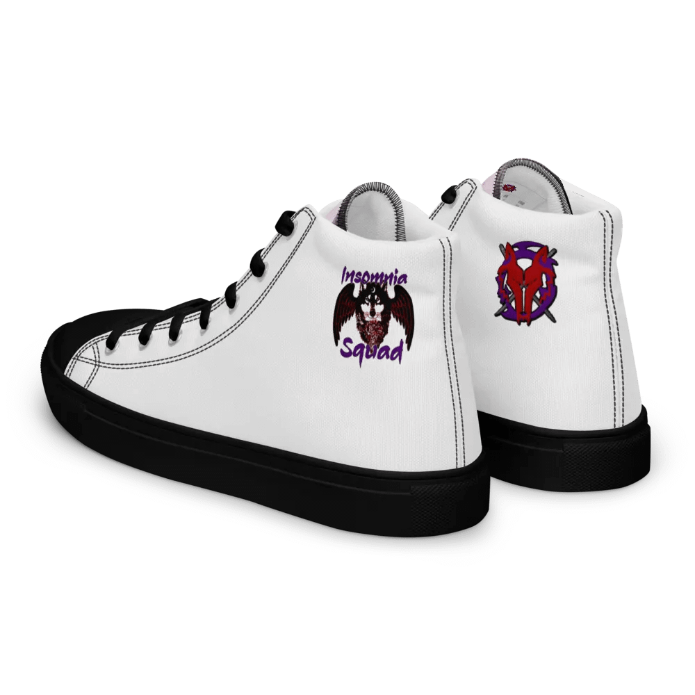 Women's White Insomnia Squad Canvas Hi-Tops product image (6)