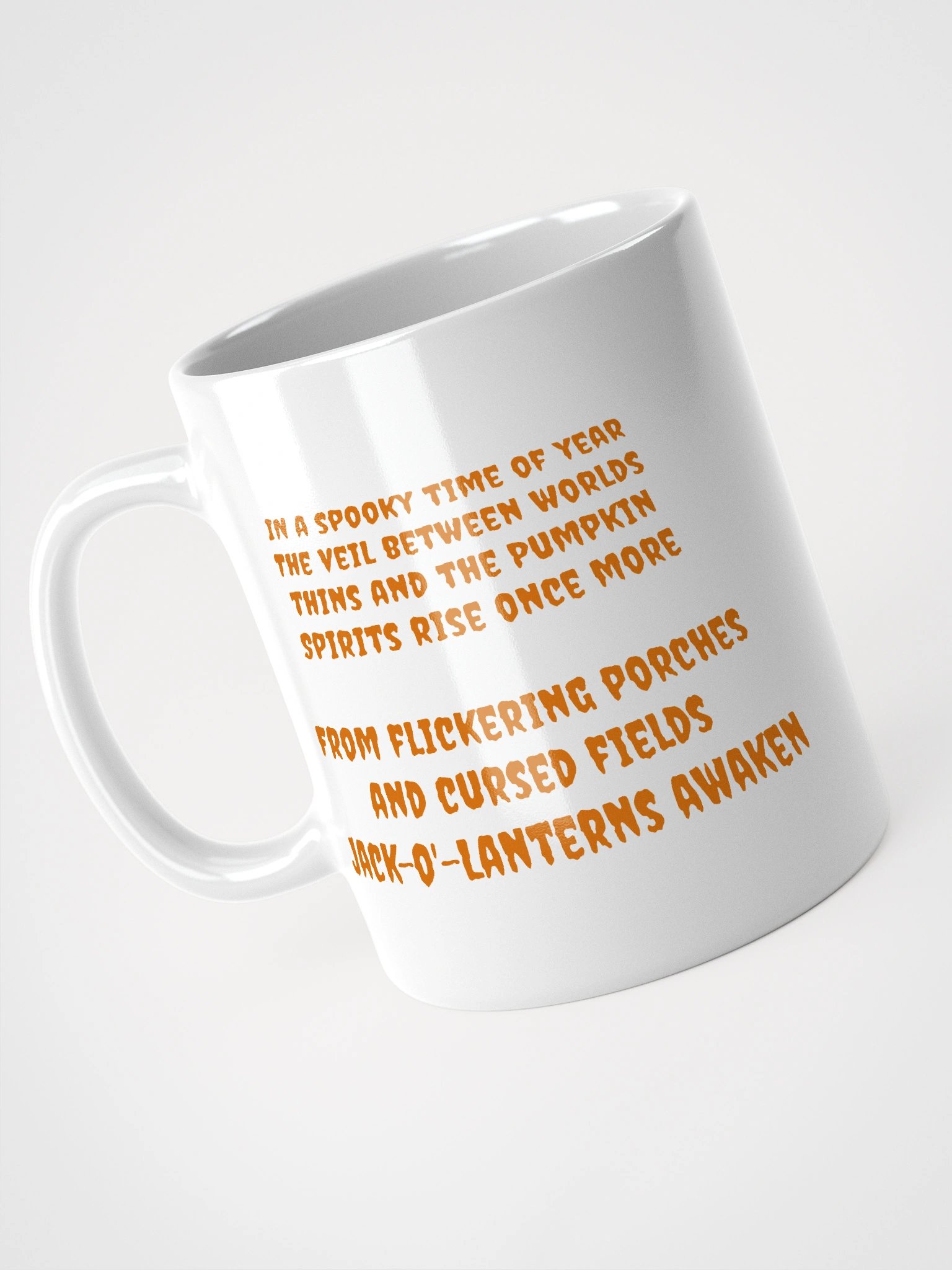 Jack O' Lanterns Era Spooky Spirits White Glossy Mug product image (3)