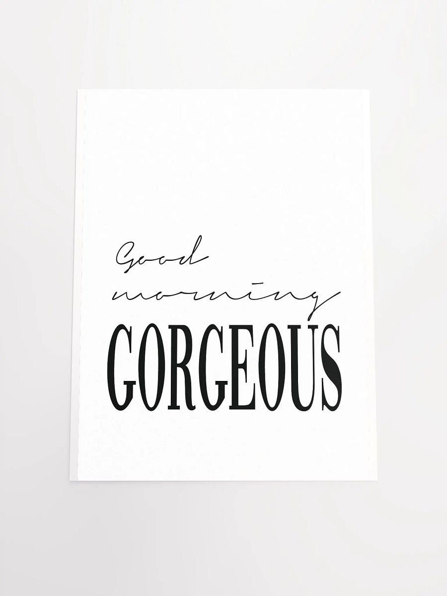 Good morning Gorgeous typography design product image (16)