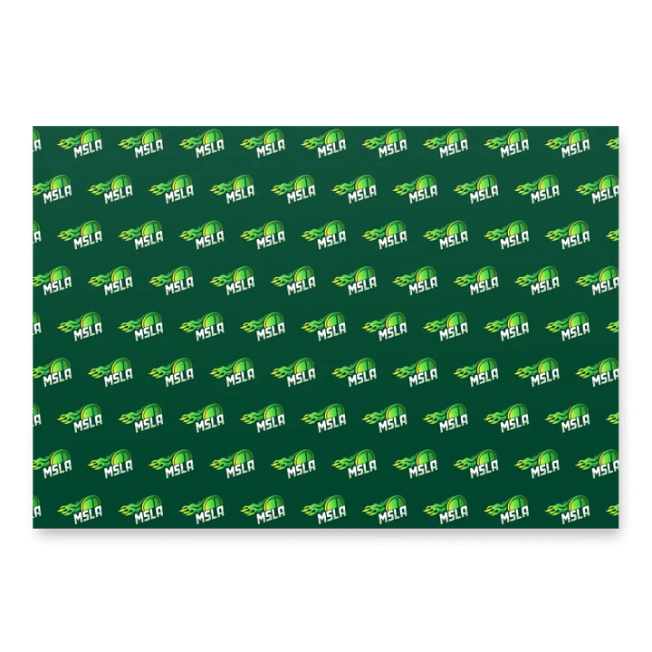 MSLA Green Wrapping Paper Sheets product image (2)