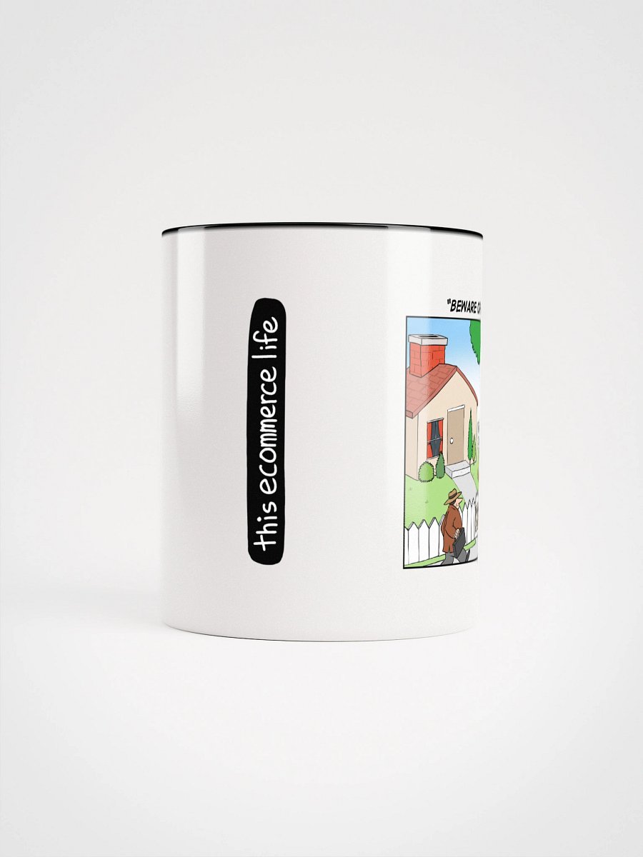 "Beware of dog" mug product image (9)