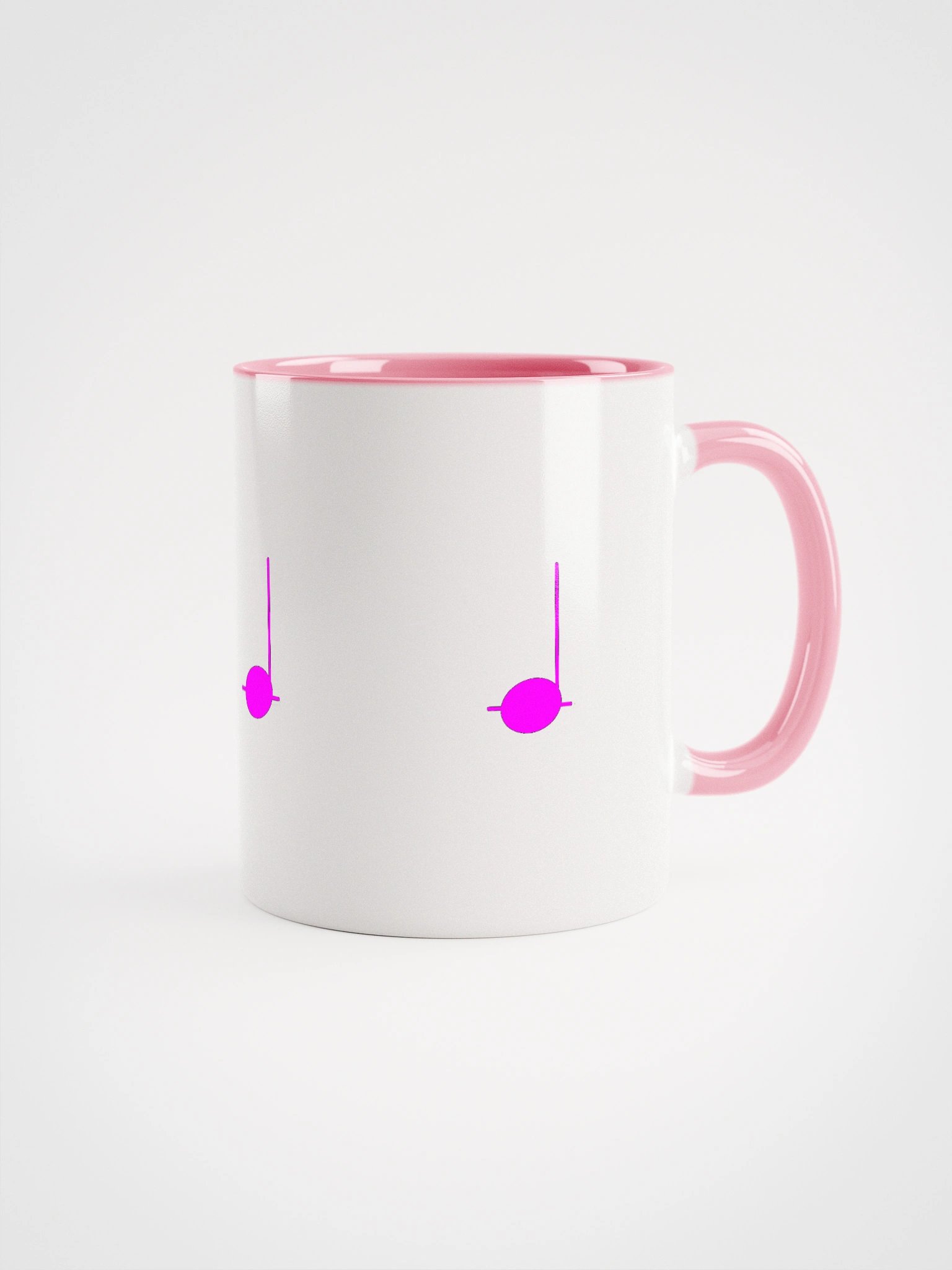 Popcorn Anime Pink Note Ceramic Mug product image (1)