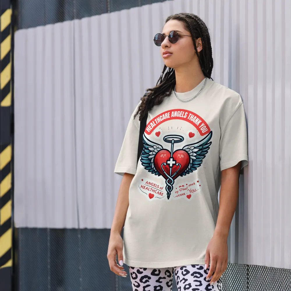 Healthcare Angels Tribute Oversized Tee product image (36)