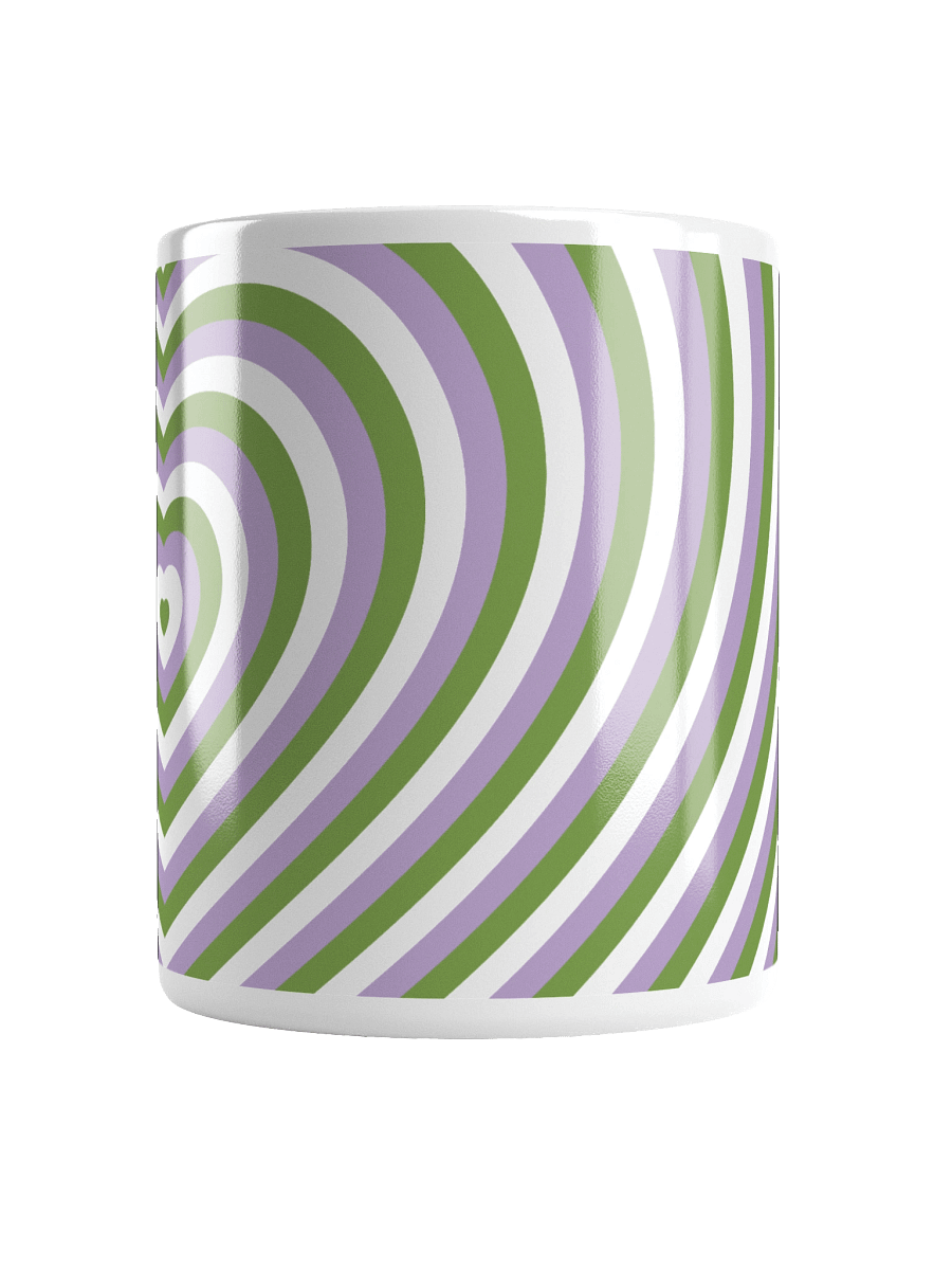 Genderqueer Pride Hearts Mug (Right-handed) product image (6)