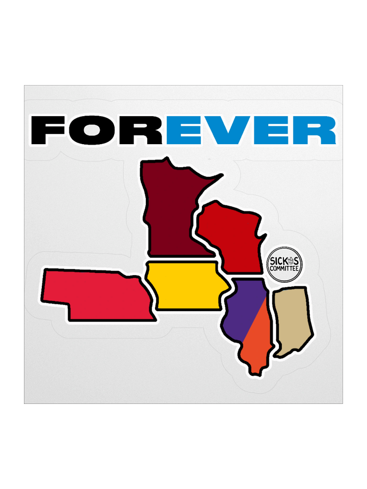 Large 9+1 West Forever Sticker product image (2)