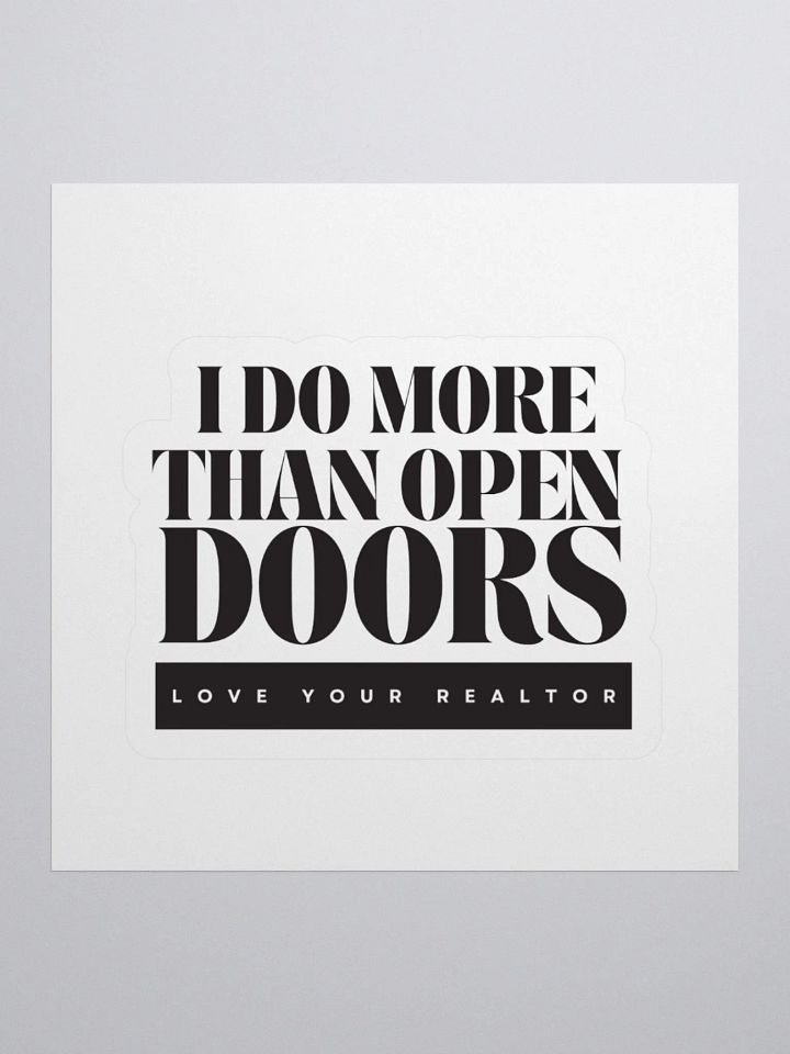 I DO MORE - Kiss Cut Stickers product image (1)