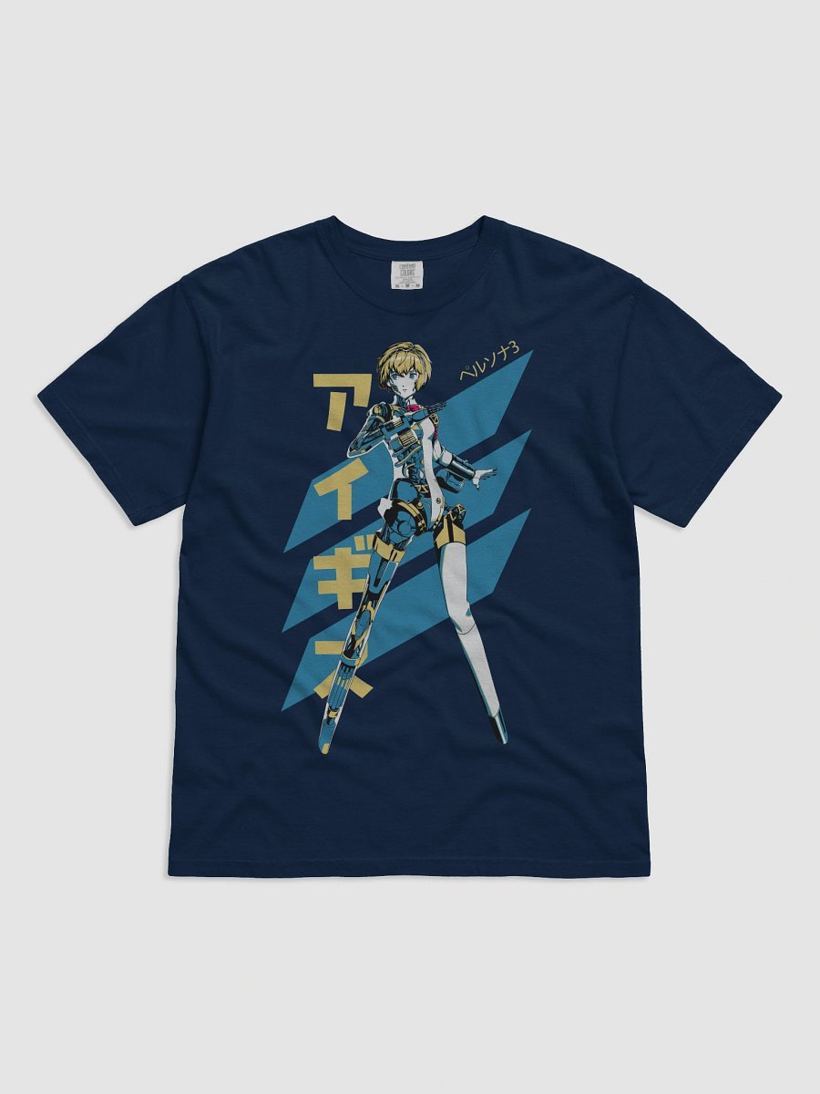 Android Girl Mark III Heavyweight T-Shirt (Navy, Midnight, Ice Blue, Grey, Ivory, Black) product image (1)