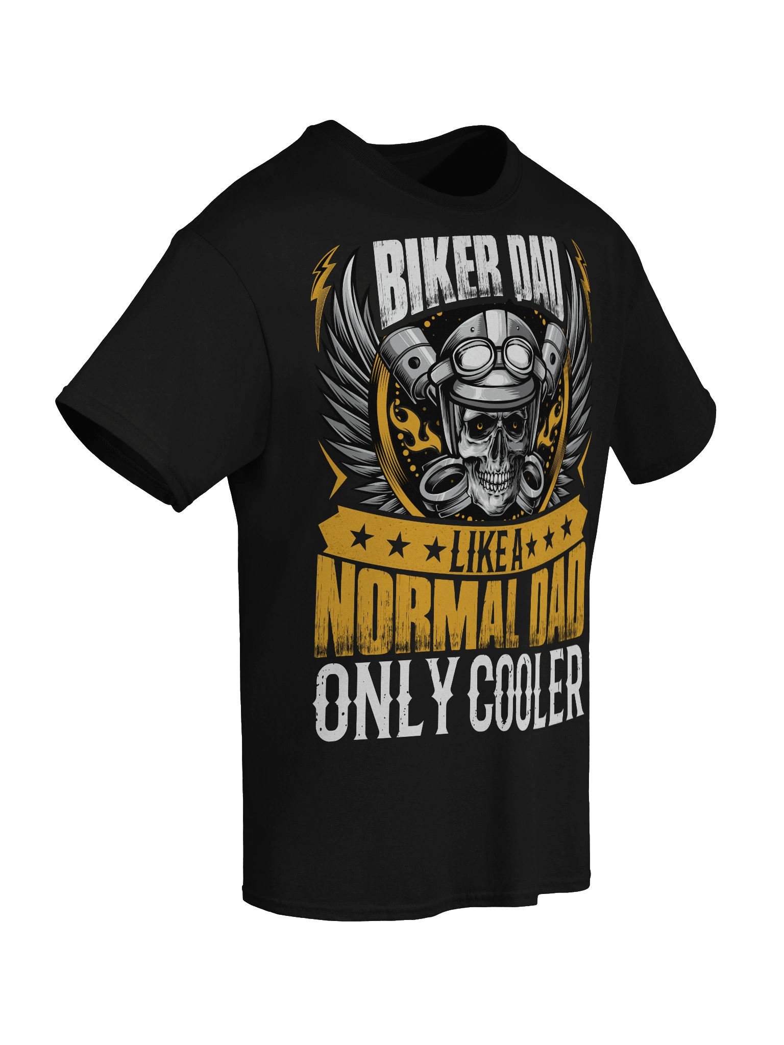 Biker Dad Like A Normal Dad Only Cooler T-Shirt product image (2)