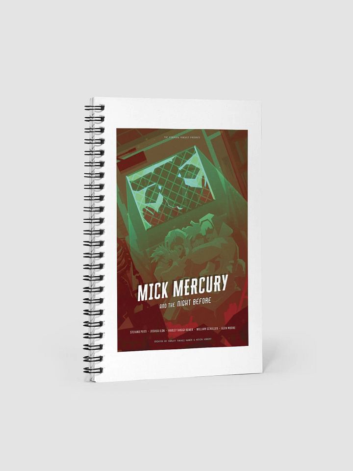 Mick Mercury and the Night Before Spiral Notebook product image (1)