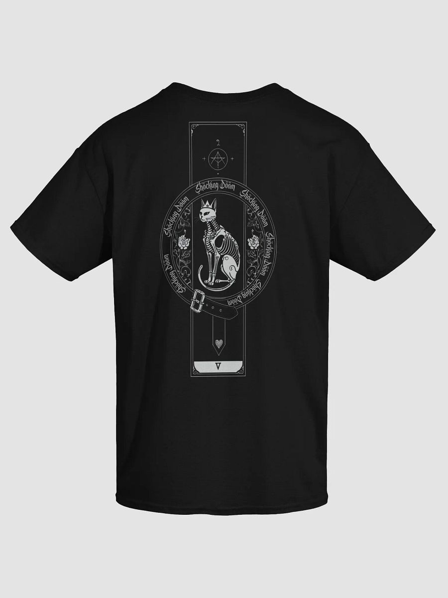 Catacomb King – Skeleton Cat Graphic T-Shirt | Occult Gothic Streetwear | Unisex Cotton Tee product image (7)