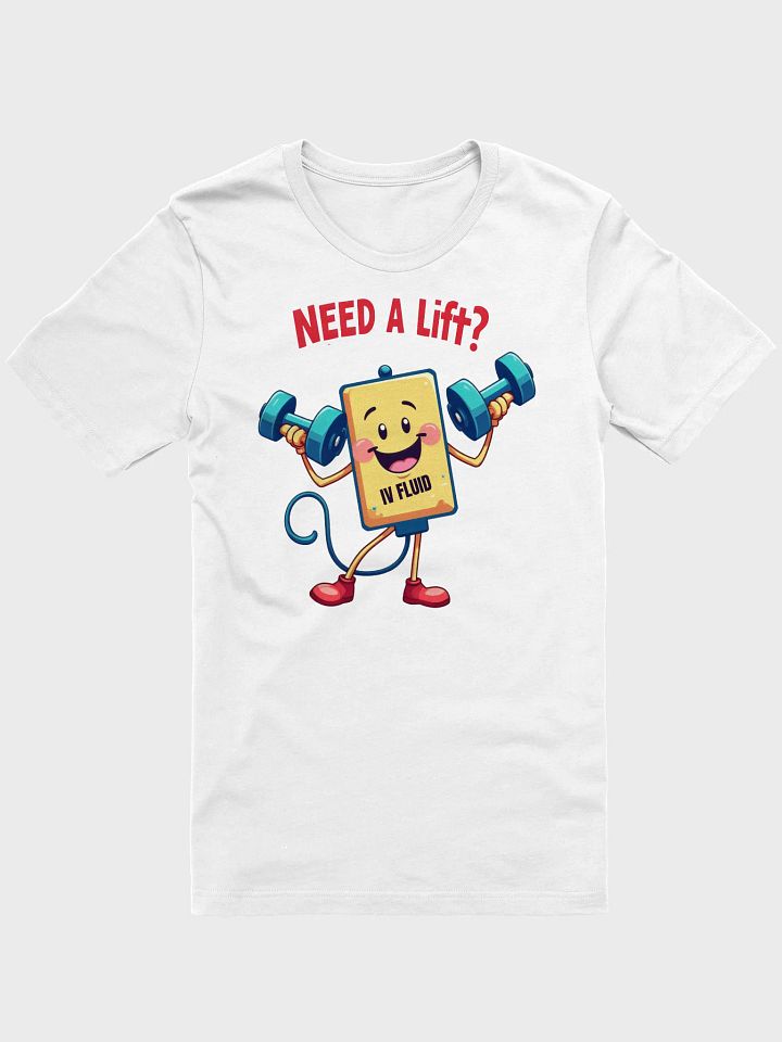 Get a Lift IV Dumbbell Cartoon T-Shirt product image (7)