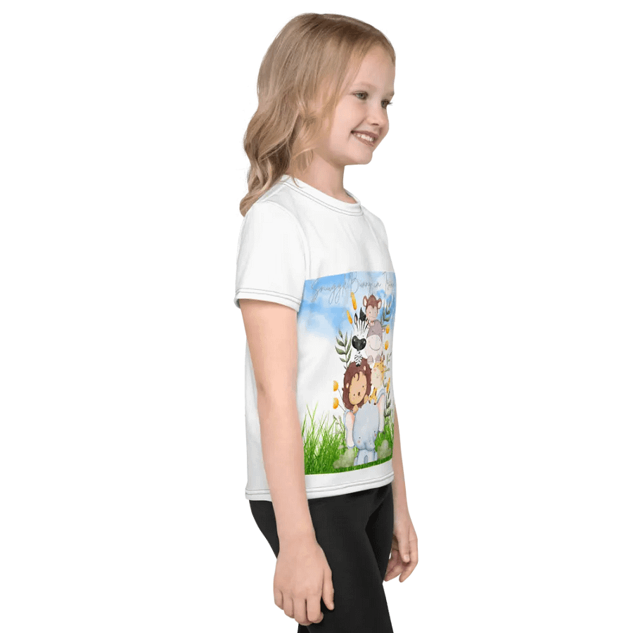 Snuggle Bunny in Training All-Over Print Kids T-Shirt product image (4)
