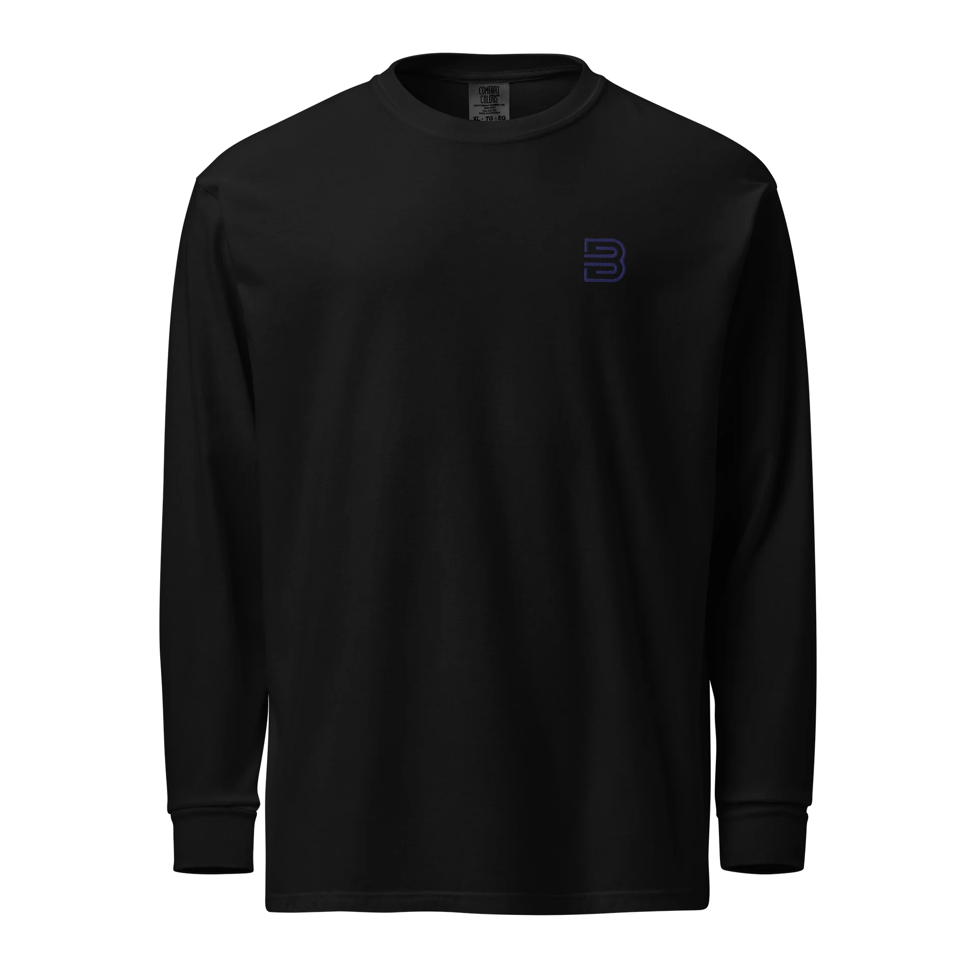 Navy B Premium Long Sleeve Shirt product image (1)