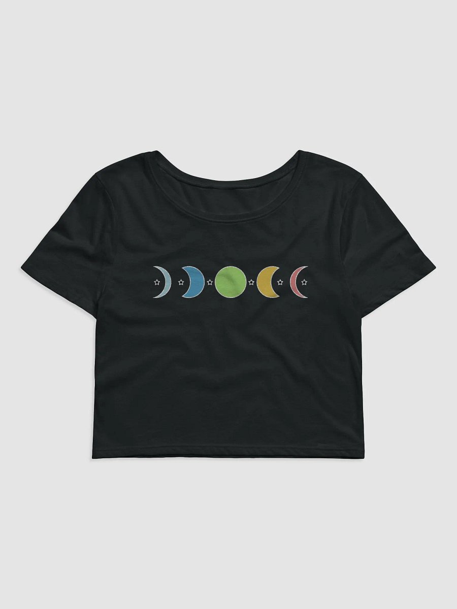 Phasing Through the Moon Queer Pride Crop Tee product image (2)