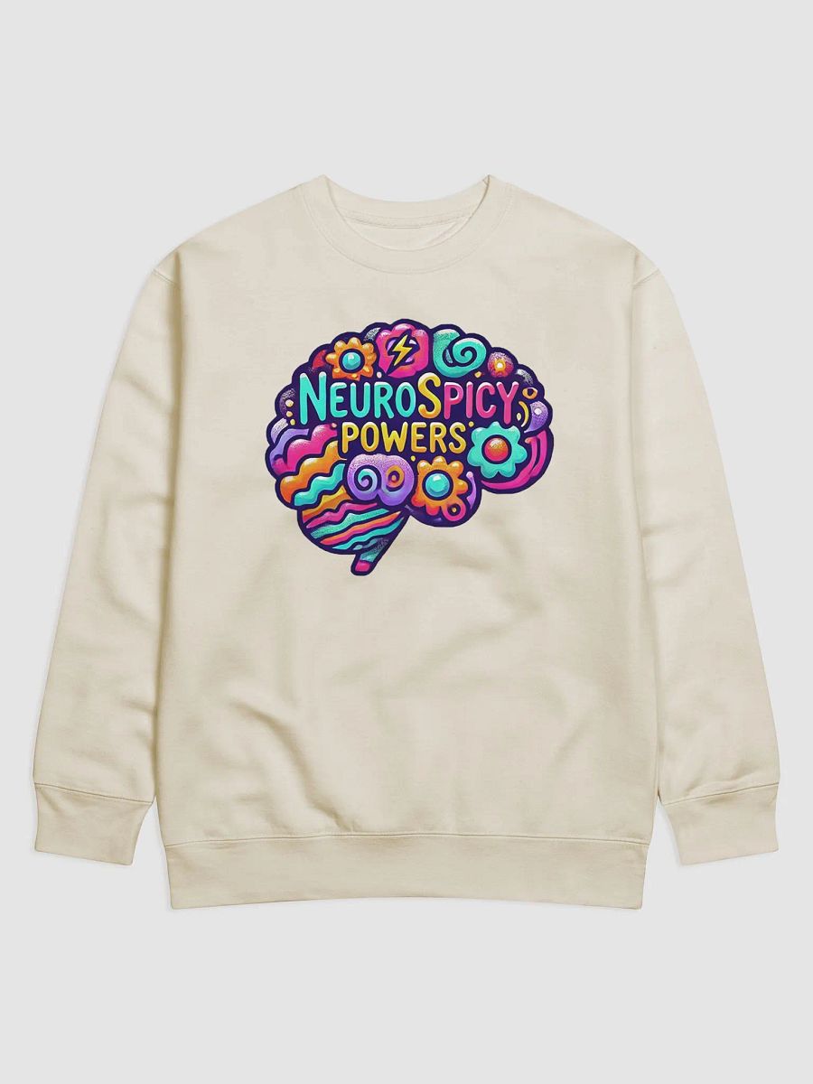 Neurospicy Powers Crewneck Sweatshirt product image (3)