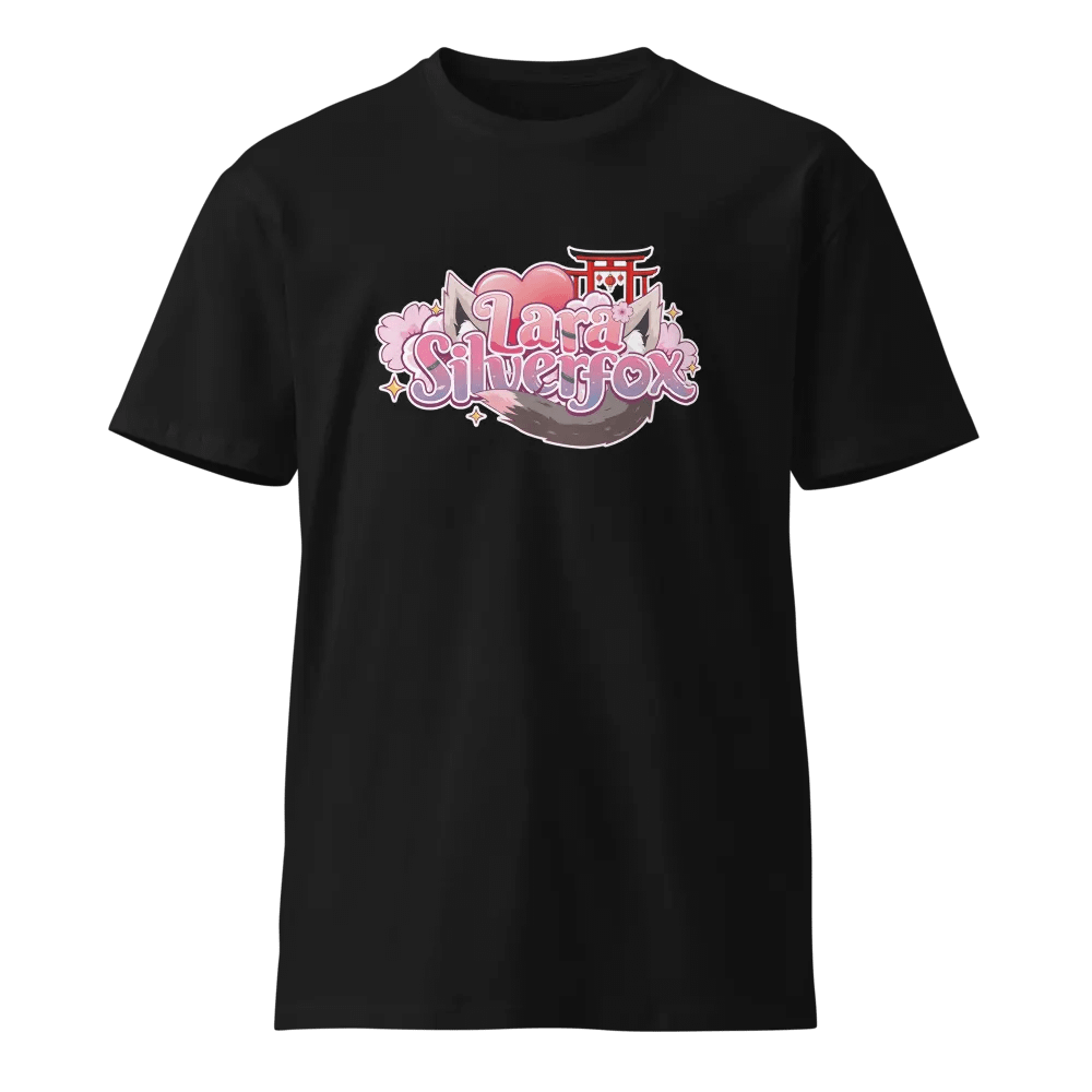 Lara Silverfox VTuber - Large Logo AS Colour Premium T-shirt product image (1)