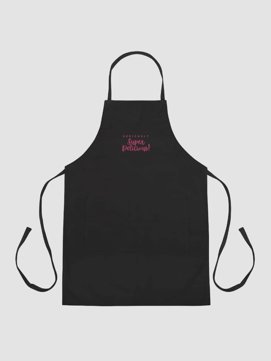 Super Delicious Embroidered Cooking Apron (Magenta) product image (3)