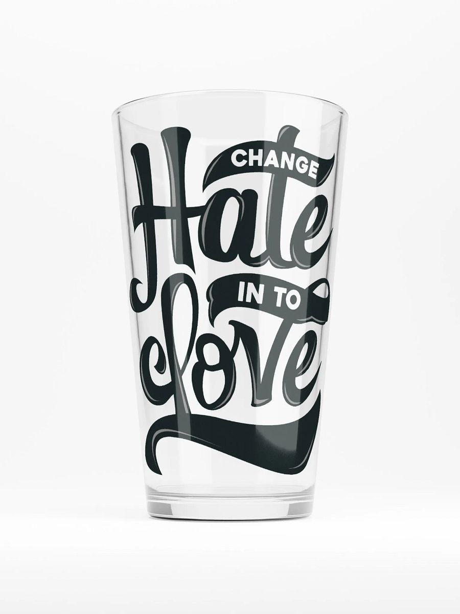 HATE -> LOVE Collectible Glass product image (1)