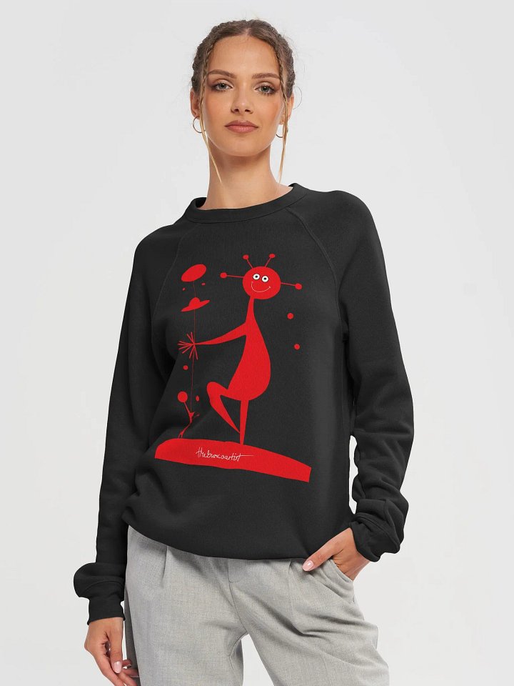 Bella+Canvas Unisex Sponge Fleece Raglan Sweatshirt product image (1)