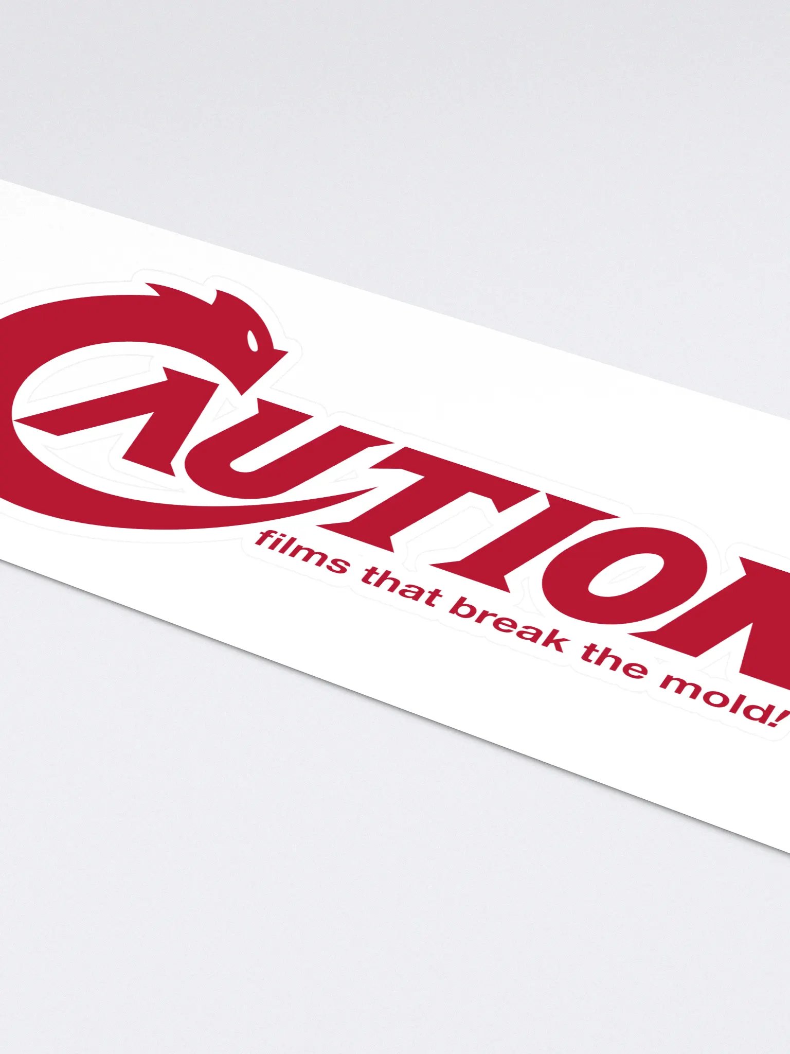 Caution Sticker (Large) product image (4)