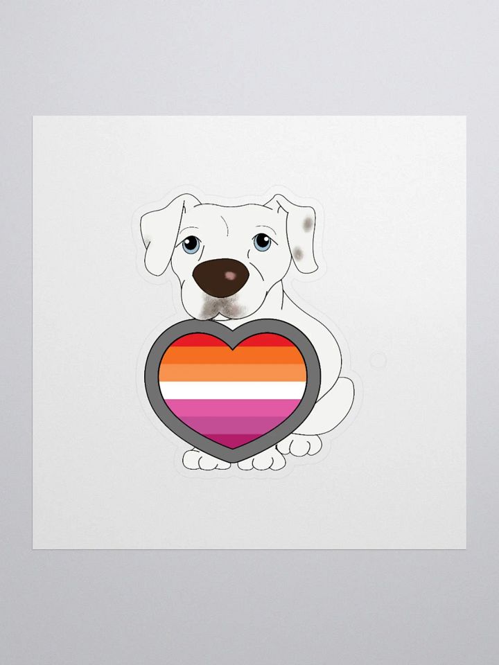 Pride Pup Abby: Lesbian Pride product image (1)