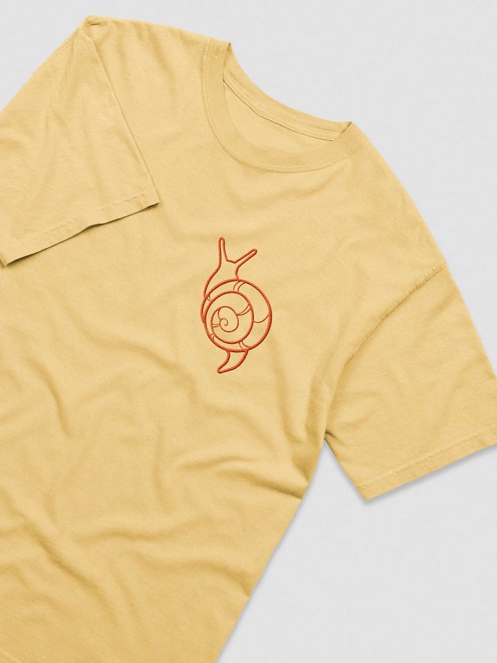 Embroidered Snail Tee - Butter product image (1)