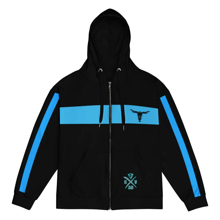 Old school blue hoodie product image (9)