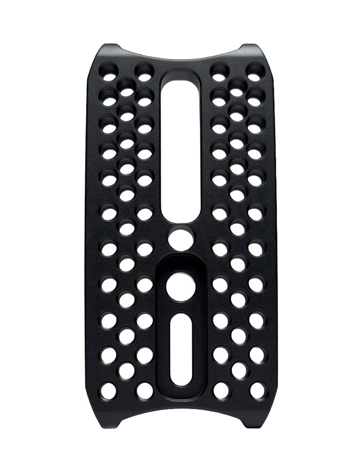 Heavy Duty Gimbal Bracket for DJI RS4 RS3 RS2 + Pro + L Bracket Connect™ Cheese Plate (BLACK) product image (2)