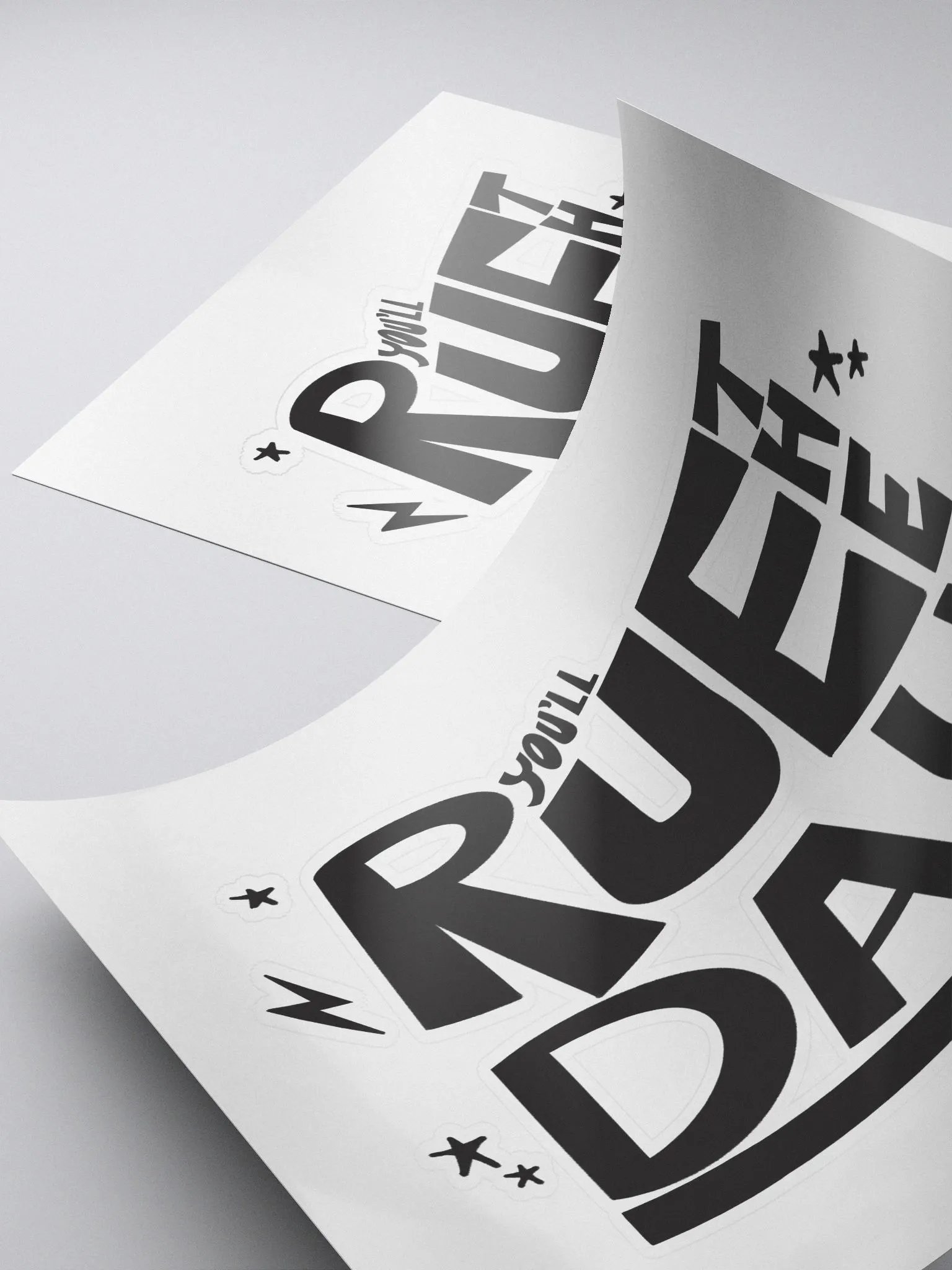 You'll Rue The Day Die-Cut Sticker product image (4)