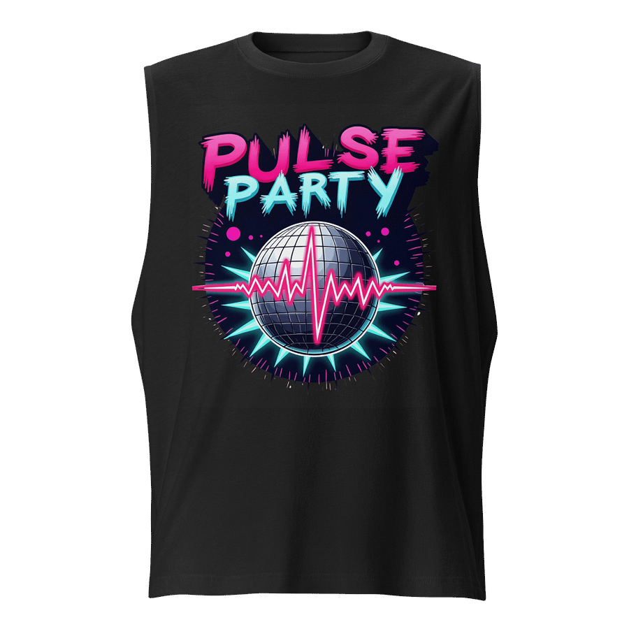 PULSE PARTY Disco Ball Muscle Tank product image (1)