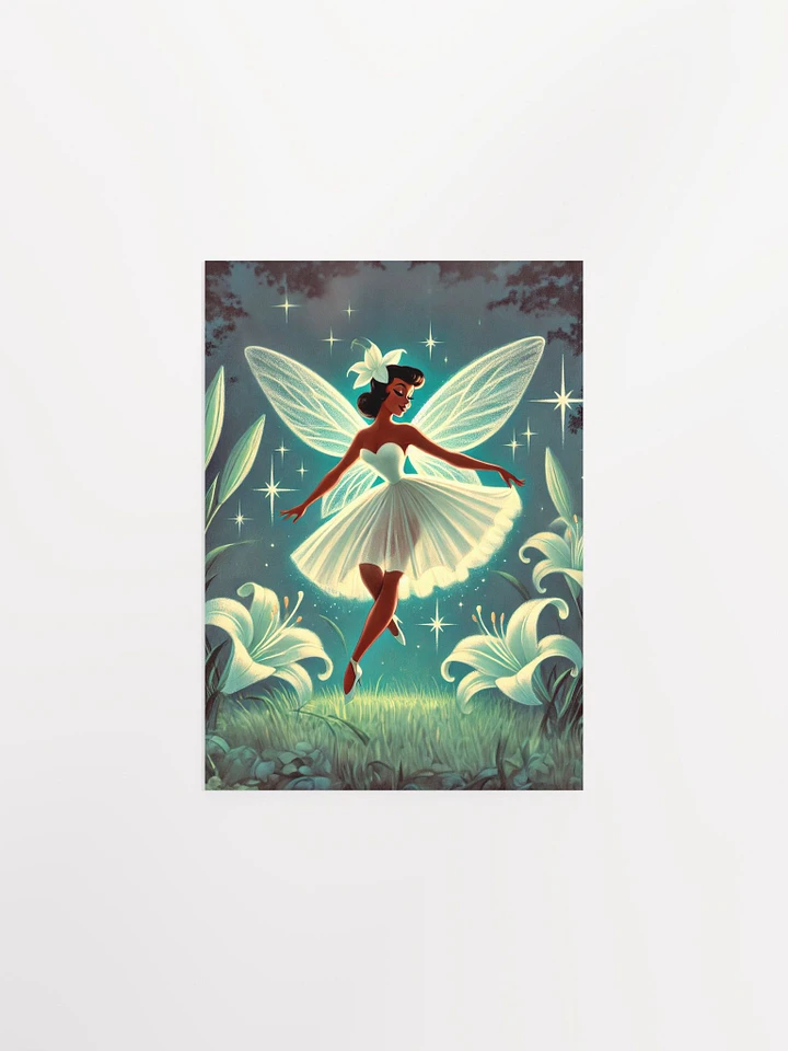 Enchanted Lily Fairy Dance Premium Matte Poster product image (4)