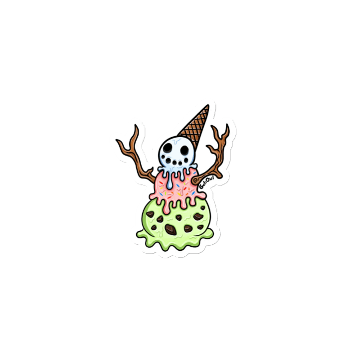 Icecream Snowman Magnet product image (2)