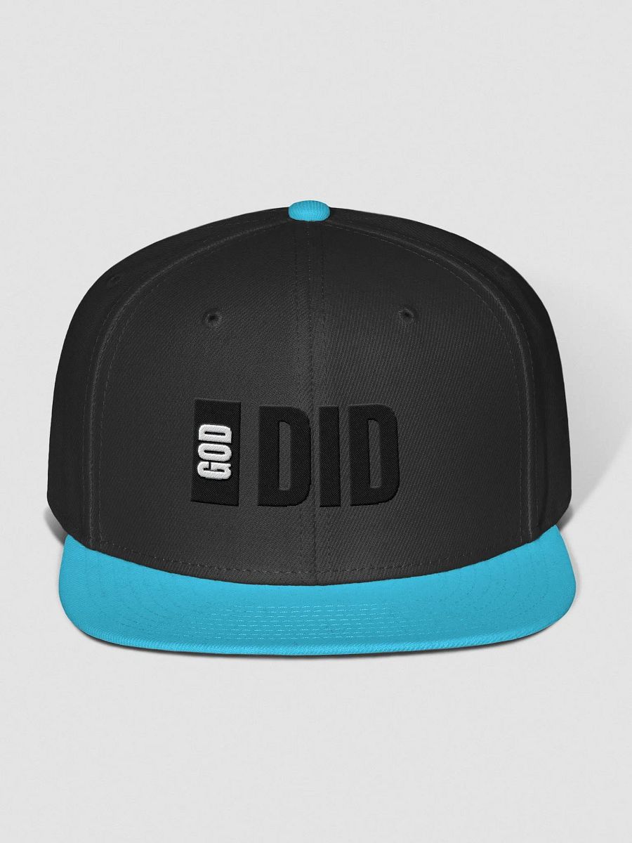 God did snapback (black letters) product image (1)
