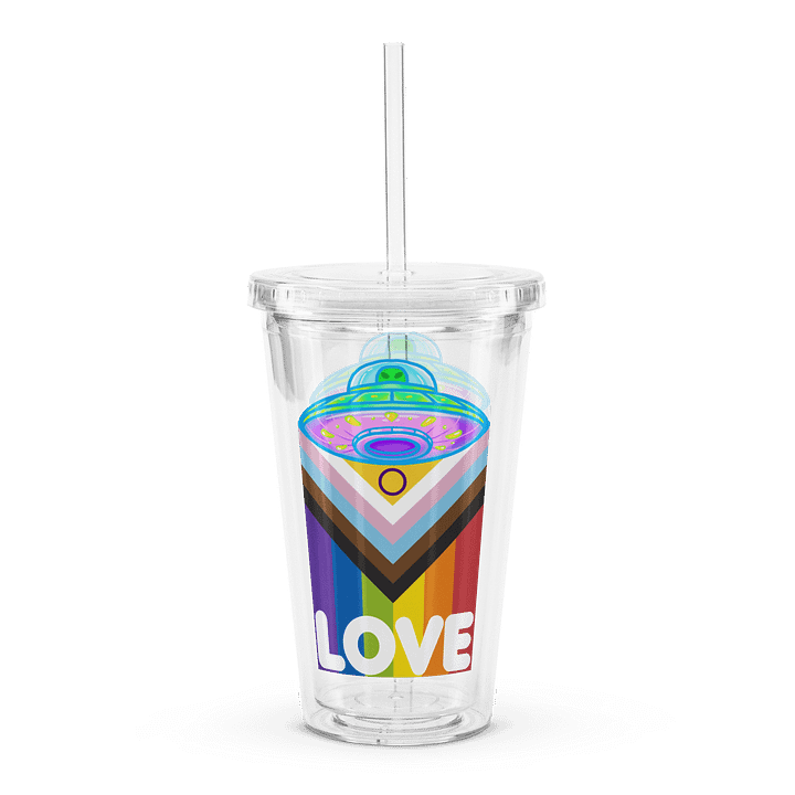 Love and Pride Alien Ride Tumbler! product image (1)