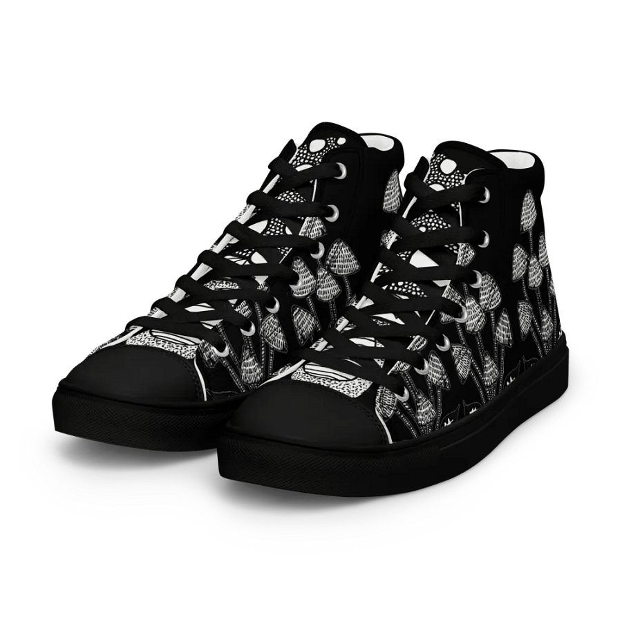 Striped Mushroom Men's High Tops product image (7)