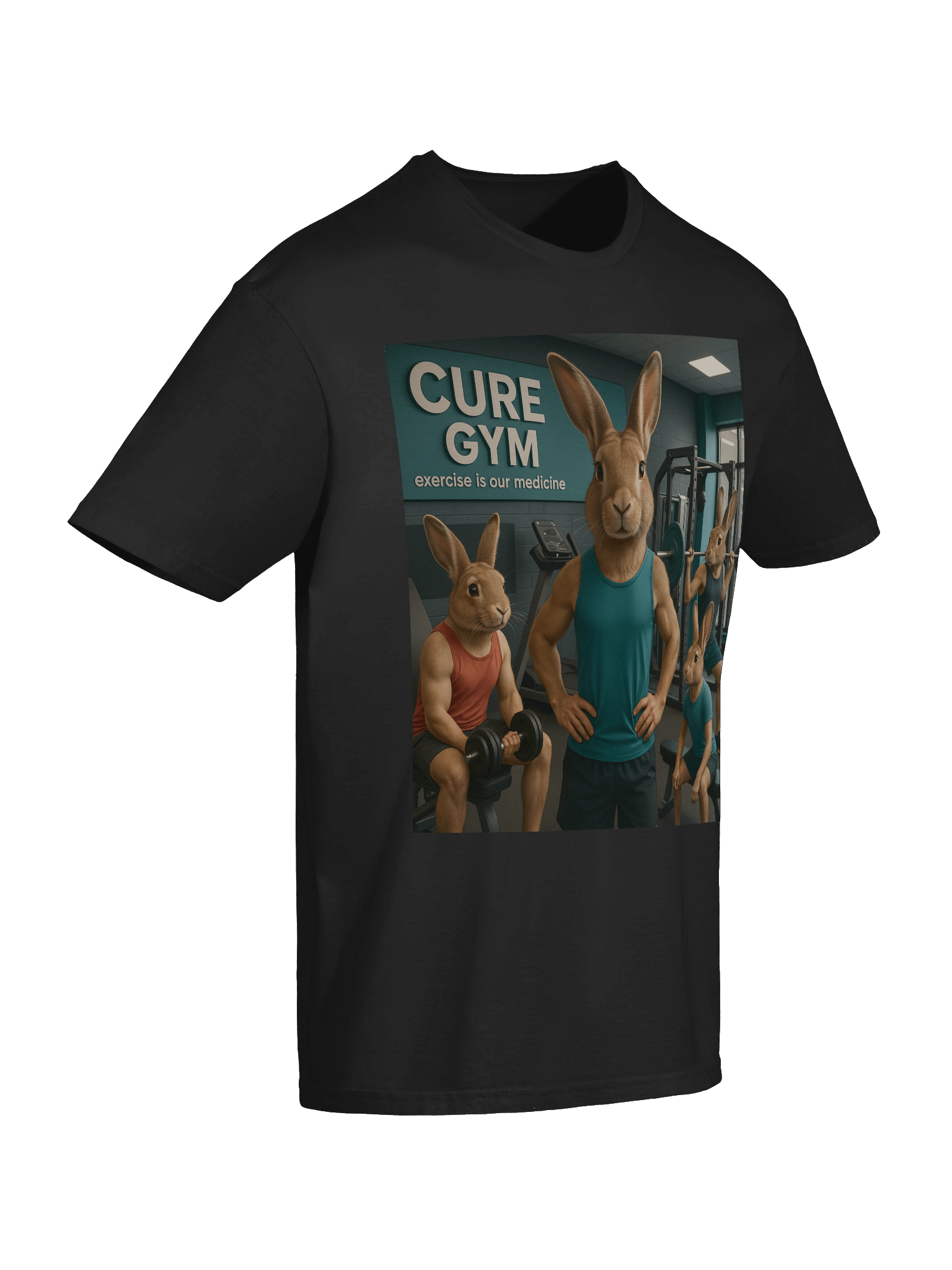 CURE GYM Rabbit Workout T-Shirt product image (83)