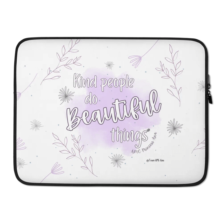 KPDBT - White/Purple Laptop Sleeve product image (2)