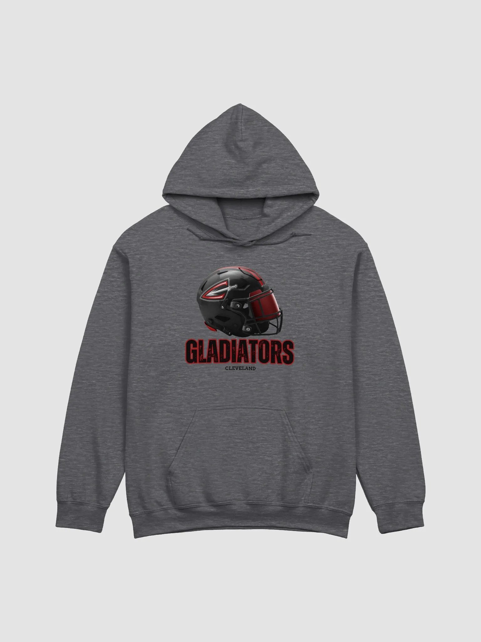Cleveland Gladiators Helmet Hoodie by Gildan product image (4)