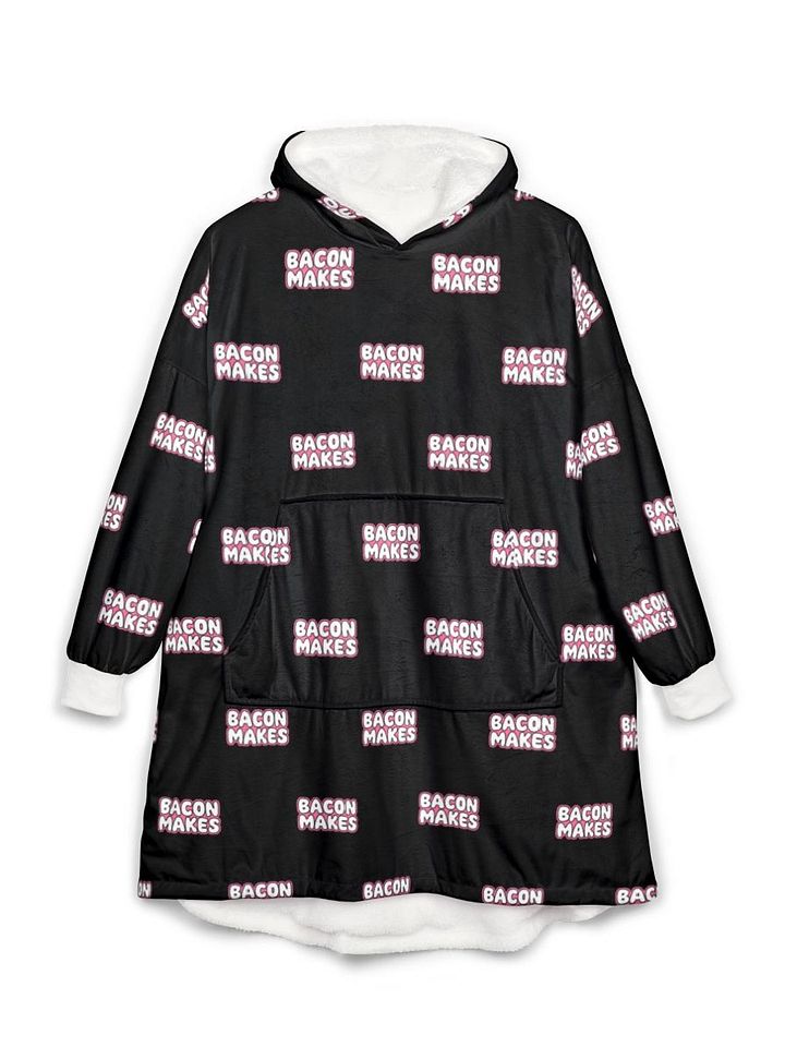 Bacon Makes Oversized Hoodie - Printify product image (1)