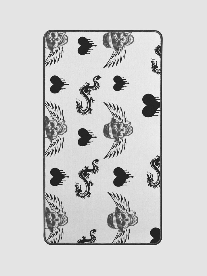 skull and dragon desk mat product image (1)