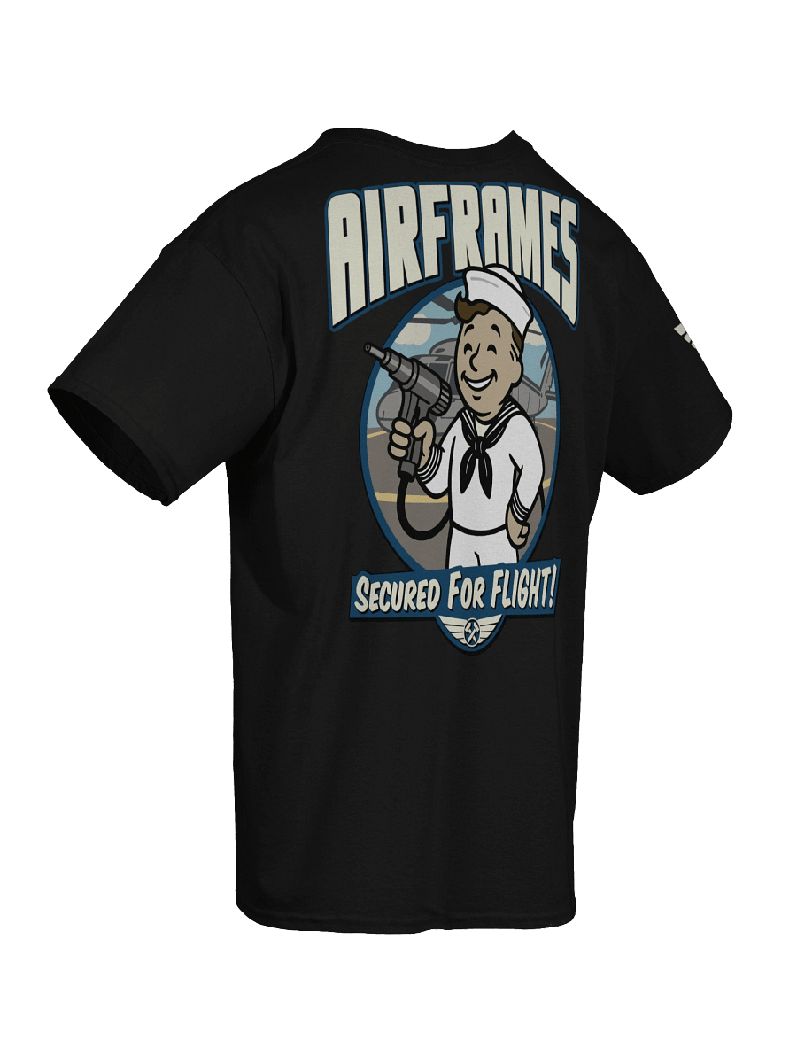 "AIRFRAMES: Secured!" Work Shirt product image (5)